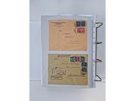 1920/23, umfangreiche Sammlung mit über 4600 Briefen, Karten und Ganzsachen. Dabei interessante Frankaturen, Blockeinheiten, 