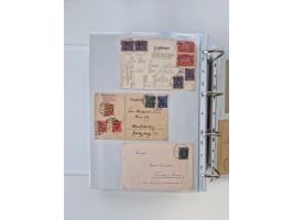 1920/23, umfangreiche Sammlung mit über 4600 Briefen, Karten und Ganzsachen. Dabei interessante Frankaturen, Blockeinheiten, 