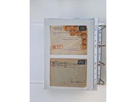 1920/23, umfangreiche Sammlung mit über 4600 Briefen, Karten und Ganzsachen. Dabei interessante Frankaturen, Blockeinheiten, 