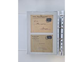 1920/23, umfangreiche Sammlung mit über 4600 Briefen, Karten und Ganzsachen. Dabei interessante Frankaturen, Blockeinheiten, 
