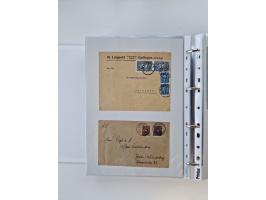 1920/23, umfangreiche Sammlung mit über 4600 Briefen, Karten und Ganzsachen. Dabei interessante Frankaturen, Blockeinheiten, 