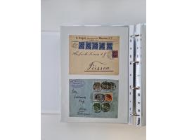 1920/23, umfangreiche Sammlung mit über 4600 Briefen, Karten und Ganzsachen. Dabei interessante Frankaturen, Blockeinheiten, 