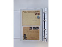 1920/23, umfangreiche Sammlung mit über 4600 Briefen, Karten und Ganzsachen. Dabei interessante Frankaturen, Blockeinheiten, 