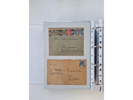 1920/23, umfangreiche Sammlung mit über 4600 Briefen, Karten und Ganzsachen. Dabei interessante Frankaturen, Blockeinheiten, 