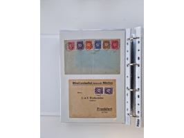1920/23, umfangreiche Sammlung mit über 4600 Briefen, Karten und Ganzsachen. Dabei interessante Frankaturen, Blockeinheiten, 