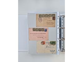 1920/23, umfangreiche Sammlung mit über 4600 Briefen, Karten und Ganzsachen. Dabei interessante Frankaturen, Blockeinheiten, 