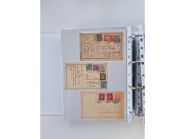 1920/23, umfangreiche Sammlung mit über 4600 Briefen, Karten und Ganzsachen. Dabei interessante Frankaturen, Blockeinheiten, 