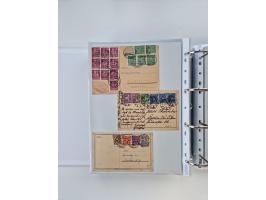 1920/23, umfangreiche Sammlung mit über 4600 Briefen, Karten und Ganzsachen. Dabei interessante Frankaturen, Blockeinheiten, 
