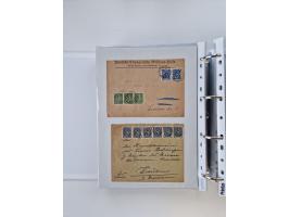 1920/23, umfangreiche Sammlung mit über 4600 Briefen, Karten und Ganzsachen. Dabei interessante Frankaturen, Blockeinheiten, 