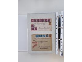 1920/23, umfangreiche Sammlung mit über 4600 Briefen, Karten und Ganzsachen. Dabei interessante Frankaturen, Blockeinheiten, 