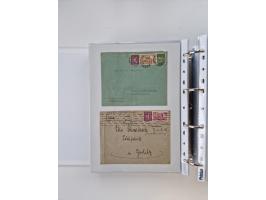 1920/23, umfangreiche Sammlung mit über 4600 Briefen, Karten und Ganzsachen. Dabei interessante Frankaturen, Blockeinheiten, 