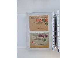 1920/23, umfangreiche Sammlung mit über 4600 Briefen, Karten und Ganzsachen. Dabei interessante Frankaturen, Blockeinheiten, 