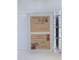 1920/23, umfangreiche Sammlung mit über 4600 Briefen, Karten und Ganzsachen. Dabei interessante Frankaturen, Blockeinheiten, 