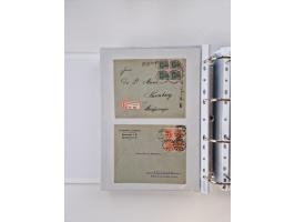 1920/23, umfangreiche Sammlung mit über 4600 Briefen, Karten und Ganzsachen. Dabei interessante Frankaturen, Blockeinheiten, 