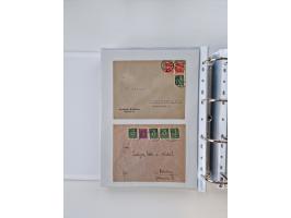 1920/23, umfangreiche Sammlung mit über 4600 Briefen, Karten und Ganzsachen. Dabei interessante Frankaturen, Blockeinheiten, 