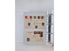 1920/23, umfangreiche Sammlung mit über 4600 Briefen, Karten und Ganzsachen. Dabei interessante Frankaturen, Blockeinheiten, 