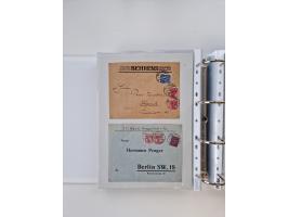1920/23, umfangreiche Sammlung mit über 4600 Briefen, Karten und Ganzsachen. Dabei interessante Frankaturen, Blockeinheiten, 