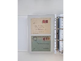1920/23, umfangreiche Sammlung mit über 4600 Briefen, Karten und Ganzsachen. Dabei interessante Frankaturen, Blockeinheiten, 