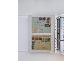 1920/23, umfangreiche Sammlung mit über 4600 Briefen, Karten und Ganzsachen. Dabei interessante Frankaturen, Blockeinheiten, 