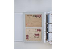 1920/23, umfangreiche Sammlung mit über 4600 Briefen, Karten und Ganzsachen. Dabei interessante Frankaturen, Blockeinheiten, 