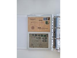 1920/23, umfangreiche Sammlung mit über 4600 Briefen, Karten und Ganzsachen. Dabei interessante Frankaturen, Blockeinheiten, 