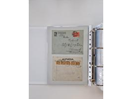 1920/23, umfangreiche Sammlung mit über 4600 Briefen, Karten und Ganzsachen. Dabei interessante Frankaturen, Blockeinheiten, 