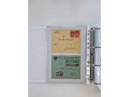 1920/23, umfangreiche Sammlung mit über 4600 Briefen, Karten und Ganzsachen. Dabei interessante Frankaturen, Blockeinheiten, 