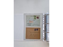 1920/23, umfangreiche Sammlung mit über 4600 Briefen, Karten und Ganzsachen. Dabei interessante Frankaturen, Blockeinheiten, 