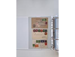 1920/23, umfangreiche Sammlung mit über 4600 Briefen, Karten und Ganzsachen. Dabei interessante Frankaturen, Blockeinheiten, 