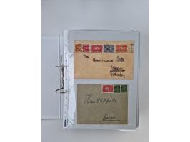 1920/23, umfangreiche Sammlung mit über 4600 Briefen, Karten und Ganzsachen. Dabei interessante Frankaturen, Blockeinheiten, 