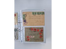1920/23, umfangreiche Sammlung mit über 4600 Briefen, Karten und Ganzsachen. Dabei interessante Frankaturen, Blockeinheiten, 
