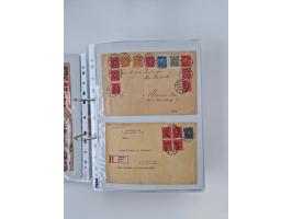 1920/23, umfangreiche Sammlung mit über 4600 Briefen, Karten und Ganzsachen. Dabei interessante Frankaturen, Blockeinheiten, 