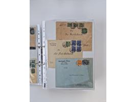 1920/23, umfangreiche Sammlung mit über 4600 Briefen, Karten und Ganzsachen. Dabei interessante Frankaturen, Blockeinheiten, 