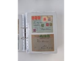 1920/23, umfangreiche Sammlung mit über 4600 Briefen, Karten und Ganzsachen. Dabei interessante Frankaturen, Blockeinheiten, 