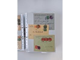 1920/23, umfangreiche Sammlung mit über 4600 Briefen, Karten und Ganzsachen. Dabei interessante Frankaturen, Blockeinheiten, 