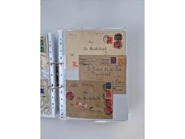 1920/23, umfangreiche Sammlung mit über 4600 Briefen, Karten und Ganzsachen. Dabei interessante Frankaturen, Blockeinheiten, 