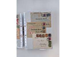 1920/23, umfangreiche Sammlung mit über 4600 Briefen, Karten und Ganzsachen. Dabei interessante Frankaturen, Blockeinheiten, 