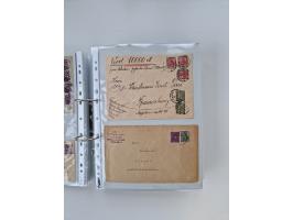 1920/23, umfangreiche Sammlung mit über 4600 Briefen, Karten und Ganzsachen. Dabei interessante Frankaturen, Blockeinheiten, 