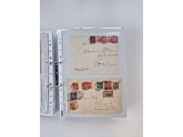 1920/23, umfangreiche Sammlung mit über 4600 Briefen, Karten und Ganzsachen. Dabei interessante Frankaturen, Blockeinheiten, 