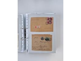 1920/23, umfangreiche Sammlung mit über 4600 Briefen, Karten und Ganzsachen. Dabei interessante Frankaturen, Blockeinheiten, 