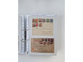 1920/23, umfangreiche Sammlung mit über 4600 Briefen, Karten und Ganzsachen. Dabei interessante Frankaturen, Blockeinheiten, 