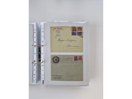 1920/23, umfangreiche Sammlung mit über 4600 Briefen, Karten und Ganzsachen. Dabei interessante Frankaturen, Blockeinheiten, 