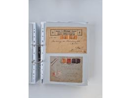 1920/23, umfangreiche Sammlung mit über 4600 Briefen, Karten und Ganzsachen. Dabei interessante Frankaturen, Blockeinheiten, 