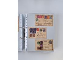 1920/23, umfangreiche Sammlung mit über 4600 Briefen, Karten und Ganzsachen. Dabei interessante Frankaturen, Blockeinheiten, 