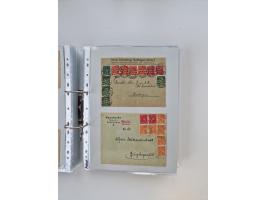 1920/23, umfangreiche Sammlung mit über 4600 Briefen, Karten und Ganzsachen. Dabei interessante Frankaturen, Blockeinheiten, 