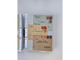 1920/23, umfangreiche Sammlung mit über 4600 Briefen, Karten und Ganzsachen. Dabei interessante Frankaturen, Blockeinheiten, 