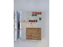 1920/23, umfangreiche Sammlung mit über 4600 Briefen, Karten und Ganzsachen. Dabei interessante Frankaturen, Blockeinheiten, 