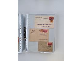1920/23, umfangreiche Sammlung mit über 4600 Briefen, Karten und Ganzsachen. Dabei interessante Frankaturen, Blockeinheiten, 