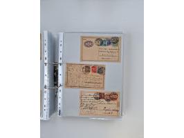 1920/23, umfangreiche Sammlung mit über 4600 Briefen, Karten und Ganzsachen. Dabei interessante Frankaturen, Blockeinheiten, 
