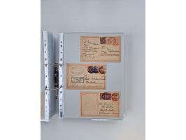 1920/23, umfangreiche Sammlung mit über 4600 Briefen, Karten und Ganzsachen. Dabei interessante Frankaturen, Blockeinheiten, 
